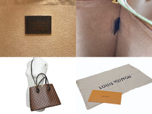 Load image into Gallery viewer, 極美品 LOUIS VUITTON ルイヴィトン ケンジントン ハンドバッグ N41435 ブラウン ダミエキャンバス レザー ゴールド金具 中古 4b007491