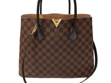 Load image into Gallery viewer, 極美品 LOUIS VUITTON ルイヴィトン ケンジントン ハンドバッグ N41435 ブラウン ダミエキャンバス レザー ゴールド金具 中古 4b007491