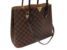 Load image into Gallery viewer, 極美品 LOUIS VUITTON ルイヴィトン ケンジントン ハンドバッグ N41435 ブラウン ダミエキャンバス レザー ゴールド金具 中古 4b007491