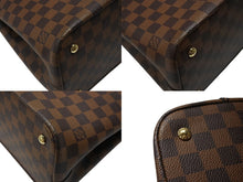 Load image into Gallery viewer, 極美品 LOUIS VUITTON ルイヴィトン ケンジントン ハンドバッグ N41435 ブラウン ダミエキャンバス レザー ゴールド金具 中古 4b007491