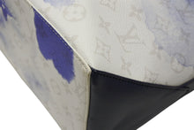 画像をギャラリービューアに読み込む, 極美品 LOUIS VUITTON ルイヴィトン ウィークエンド トートPM M45756 IC PVC レザー ブルー ホワイト シルバー金具 中古 4b007493