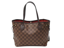 Load image into Gallery viewer, 極美品 LOUIS VUITTON ルイヴィトン ネヴァーフルPM ハンドバッグ N40600 ダミエキャンバス ブラウン ゴールド金具 中古 4b007494