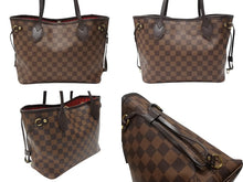 Load image into Gallery viewer, 極美品 LOUIS VUITTON ルイヴィトン ネヴァーフルPM ハンドバッグ N40600 ダミエキャンバス ブラウン ゴールド金具 中古 4b007494