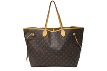 Load image into Gallery viewer, LOUIS VUITTON ルイヴィトン ネヴァーフル GM ハンドバッグ M40157 ブラウン PVC レザー ゴールド金具 美品 中古 4b007495