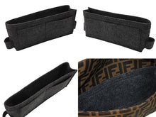 画像をギャラリービューアに読み込む, FENDI フェンディ マンマバケット ワンショルダーバッグ 26424 ズッカ柄 キャンバス レザー ブラウン シルバー金具 美品 中古 4b007498