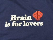 画像をギャラリービューアに読み込む, VINTAGE ヴィンテージ NERD BRAIN IS For Lovers T-shirts HIPHOP ヒップホップ XL ネイビー コットン 美品 中古 4b007503