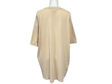 画像をギャラリービューアに読み込む, VINTAGE ヴィンテージ DR.DRE ドクタードレ 半袖Tシャツ コットン ベージュ グリーン サイズXL 良品 中古 4b007504