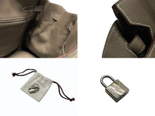 画像をギャラリービューアに読み込む, 極美品 HERMES エルメス バーキン35 ハンドバッグ トゴ エトゥープ ゴールド金具 A刻印 中古 4b007514