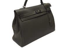 画像をギャラリービューアに読み込む, 新品同様 HERMES エルメス ケリー 40 ハンドバッグ 2WAY トープ トゴ シルバー金具 Y刻印 中古 4b000882