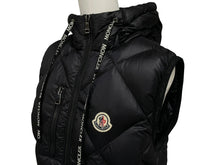 画像をギャラリービューアに読み込む, 極美品 MONCLER モンクレール SUCREX GILET ダウンベスト F10931A53700 C0381 ブラック ナイロン フード 2 中古 4b007518