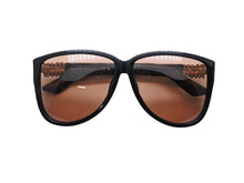 Load image into Gallery viewer, 極美品 MIUMIU ミュウミュウ サングラス サイズ61□12 140 ブラック ゴールド ロゴ金具 16K-90Q 中古 4b007522