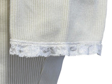 画像をギャラリービューアに読み込む, 極美品 MIU MIU ミュウミュウ レース 装飾半袖 Tシャツ XS リブニット MJN580 ブランド ロゴ アイボリー コットン 中古 4b007529