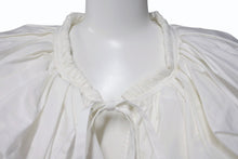 Load image into Gallery viewer, JIL SANDER ジルサンダー ワンピース OPJWIS0002 バックネックギャザー ホワイト コットン サイズS 美品 中古 4b007533