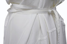 Load image into Gallery viewer, JIL SANDER ジルサンダー ワンピース OPJWIS0002 バックネックギャザー ホワイト コットン サイズS 美品 中古 4b007533