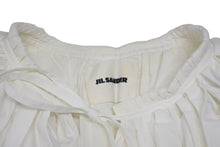 Load image into Gallery viewer, JIL SANDER ジルサンダー ワンピース OPJWIS0002 バックネックギャザー ホワイト コットン サイズS 美品 中古 4b007533