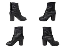 Load image into Gallery viewer, Maison Margiela メゾンマルジェラ タビ ブーツ 足袋 S58WU0161 ブラック 羊革 サイズ38 美品 中古 4b007536