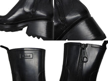 画像をギャラリービューアに読み込む, Chloe クロエ ロングブーツ サイズ38 ラバー ブラック ルーマニア製 美品 中古 4b007538