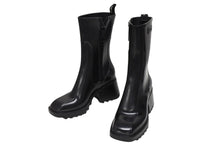 画像をギャラリービューアに読み込む, Chloe クロエ ロングブーツ サイズ38 ラバー ブラック ルーマニア製 美品 中古 4b007538