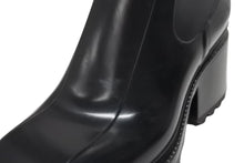 画像をギャラリービューアに読み込む, Chloe クロエ ロングブーツ サイズ38 ラバー ブラック ルーマニア製 美品 中古 4b007538