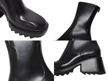 画像をギャラリービューアに読み込む, Chloe クロエ ロングブーツ サイズ38 ラバー ブラック ルーマニア製 美品 中古 4b007538