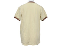 画像をギャラリービューアに読み込む, 新品未使用 KAPITAL キャピタル 20/-天竺 リンガーT(K'BEARpt) Tシャツ K2502SC017 ベージュ ブラウン サイズ1 中古 4b007546