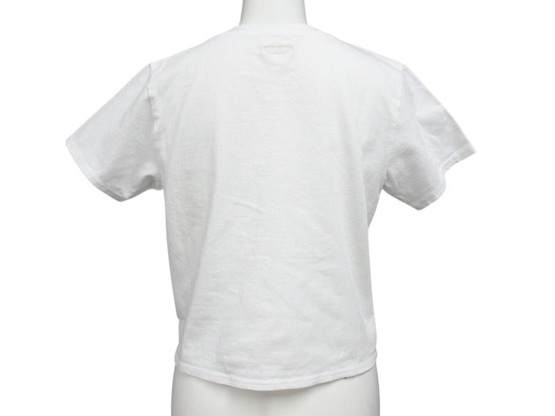 新品未使用 KAPITAL キャピタル 20/-天竺 クロップドT(トラウト1匹PECKISH RAINBOWYpt) Tシャツ K2508SC001 ホワイト サイズ1 中古 4b007548