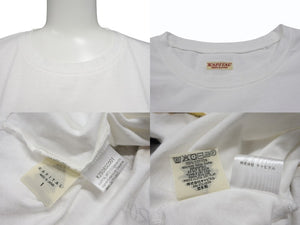 New and unused KAPITAL Capital 20/-T-shirt cropped T-shirt (1 trout PECKISH RAINBOWYpt) T-shirt K2508SC001 White Size 1 Used 4b007548