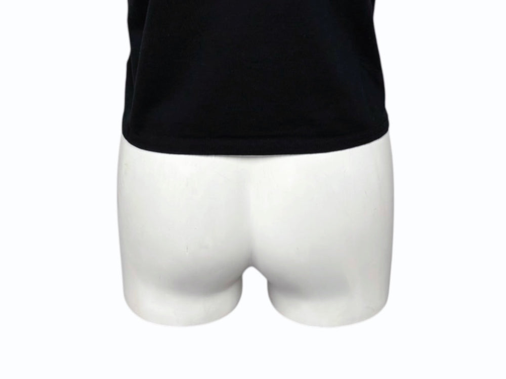 新品未使用 KAPITAL キャピタル 20/-天竺 クロップドT(トラウト1匹PECKISH RAINBOWYpt) Tシャツ K2508SC001 ブラック サイズ1 中古 4b007550