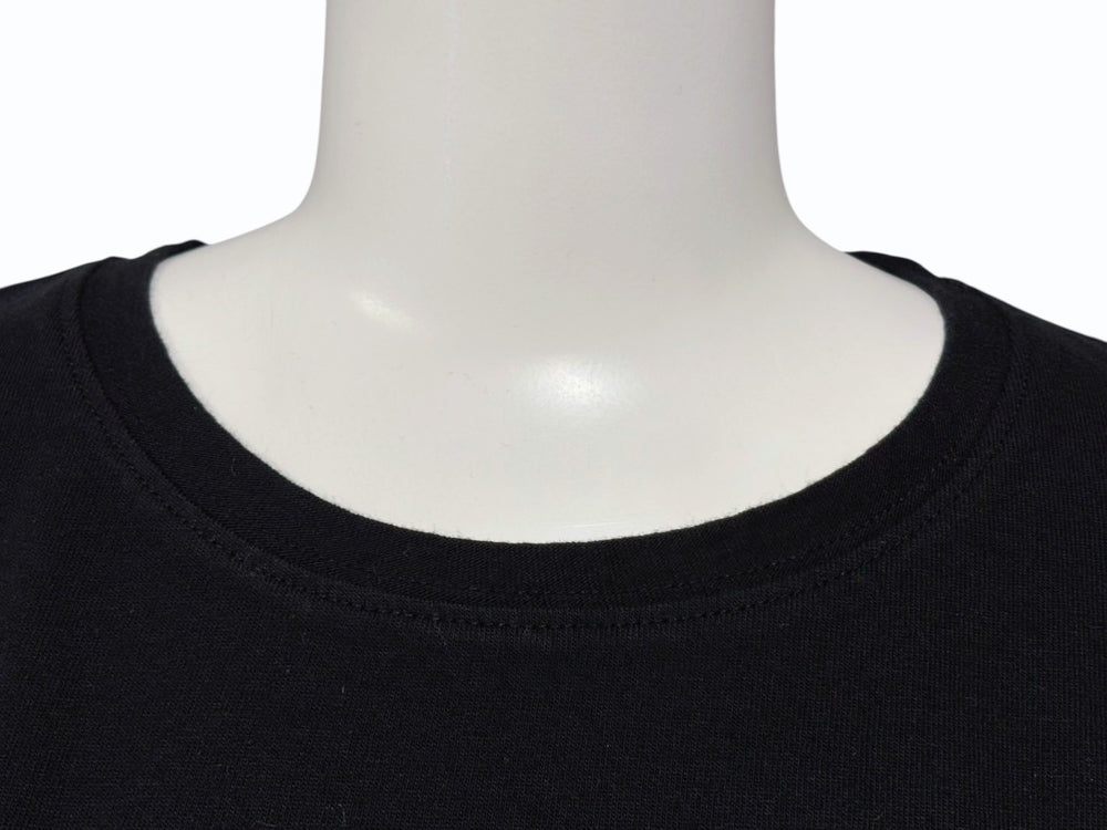 新品未使用 KAPITAL キャピタル 20/-天竺 クロップドT(トラウト1匹PECKISH RAINBOWYpt) Tシャツ K2508SC001 ブラック サイズ1 中古 4b007550