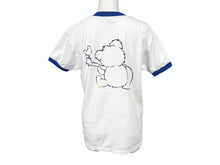 画像をギャラリービューアに読み込む, 新品未使用 KAPITAL キャピタル 20/-天竺 VネックリンガーT(リトルベア&amp;ハーモニーpt) Tシャツ K2502SC017 ブルー サイズ1 中古 4b007554