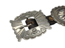 画像をギャラリービューアに読み込む, 新品未使用 KAPITAL キャピタル concho belt コンチョ ベルト・バックル ブラウン シルバー レザー メタル 中古 4b007556