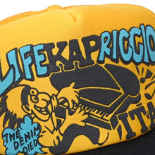 画像をギャラリービューアに読み込む, 新品未使用 KAPITAL キャピタル LIFE KAPRICCIO ライフカプリッチョ トラッカーキャップ K2505XH535 ワンサイズ メッシュ 中古 4b007557