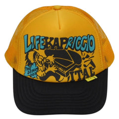 New and unused KAPITAL LIFE KAPRICCIO Trucker Cap K2505XH535 One Size Mesh Used 4b007560