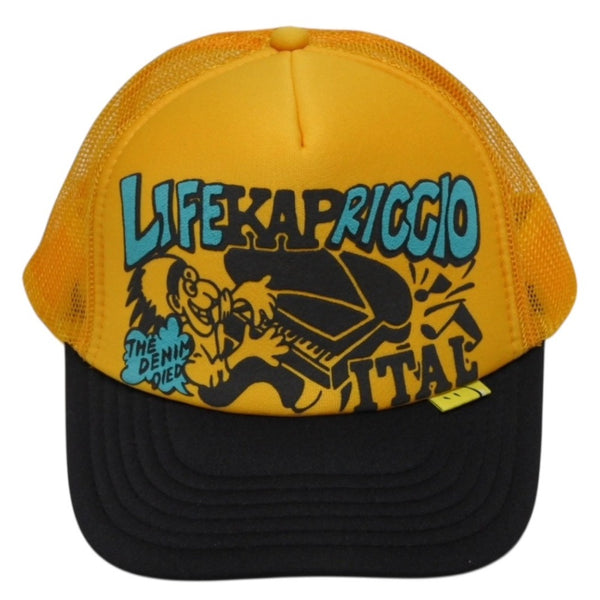 New and unused KAPITAL LIFE KAPRICCIO Trucker Cap K2505XH535 One Size Mesh Used 4b007560