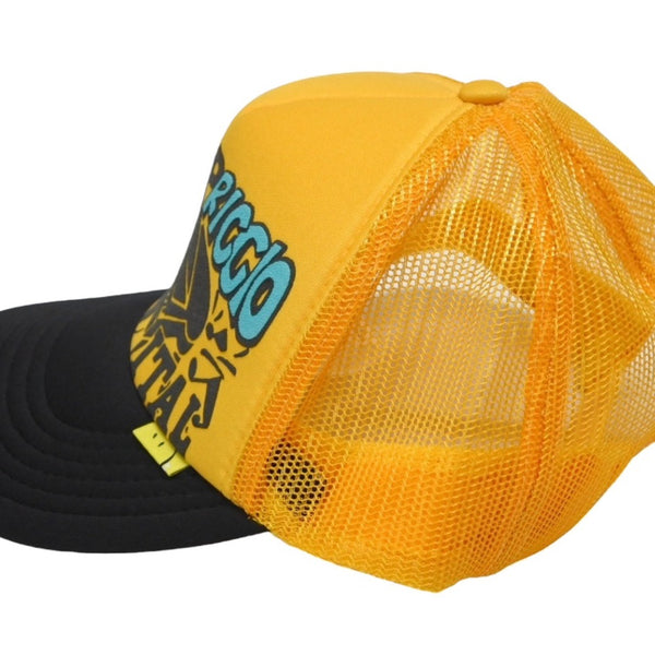New and unused KAPITAL LIFE KAPRICCIO Trucker Cap K2505XH535 One Size Mesh Used 4b007560