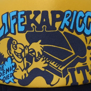 New and unused KAPITAL LIFE KAPRICCIO Trucker Cap K2505XH535 One Size Mesh Used 4b007560