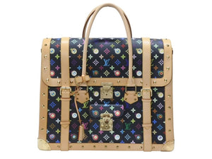 新品同様 LOUIS VUITTON × 村上隆 ルイヴィトン ハンドバッグ サックジ