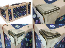 画像をギャラリービューアに読み込む, 新品同様 LOUIS VUITTON × 村上隆 ルイヴィトン ハンドバッグ サックジギャンティック M92056 ブラック マルチ 中古 4b007566