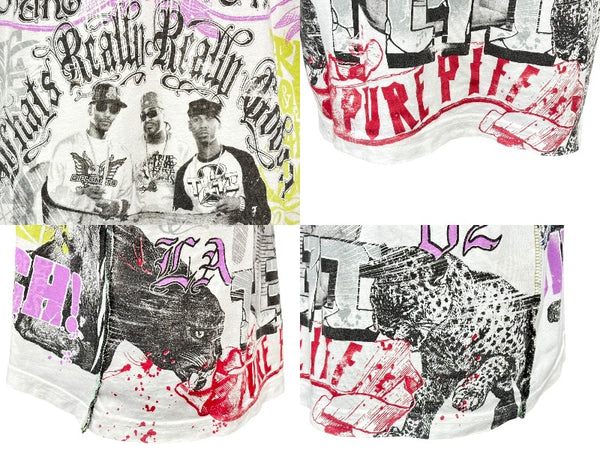 VINTAGE ヴィンテージ DIPSET × TRUE LOVE & FALSE IDOLS Tシャツ More Than Music Vol.1 2005年 Freekey Zekey Juelz Santana 美品 中古 4b007568