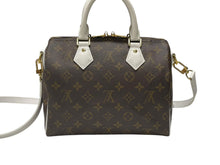 Load image into Gallery viewer, 極美品 LOUIS VUITTON ルイヴィトン スピーディ バンドリエール25 ハンドバッグ M20754 モノグラム ブラウン ホワイト 中古 4b007572