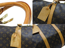 画像をギャラリービューアに読み込む, LOUIS VUITTON ルイヴィトン キーポル50 ボストンバッグ M41426 モノグラムキャンバス ブラウン ゴールド金具 美品 中古 4b007573