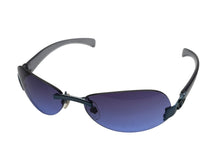 画像をギャラリービューアに読み込む, CHANEL シャネル サングラス サイドココマーク パープルレンズ イタリア製 4037 メタリックブルー金具 美品 中古 4b007574