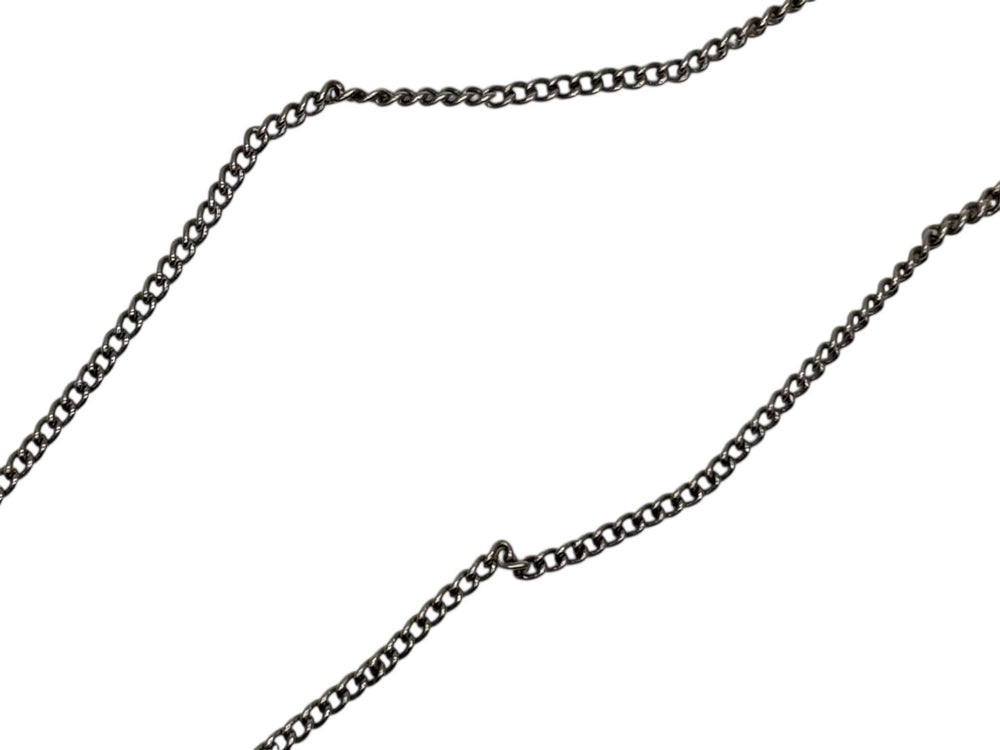 Very good condition CHANEL Rhinestone Coco mark necklace 09V stamp Weight 5.0g Silver hardware Used 4b007577