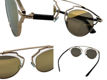 画像をギャラリービューアに読み込む, 極美品 CHRISTIAN DIOR クリスチャンディオール SoReal ソーリアル サングラス U5SK1 ミラーレンズ ゴールド金具 サイズ48◻︎22 中古 4b007580