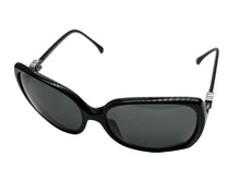 画像をギャラリービューアに読み込む, 極美品 CHANEL シャネル サングラス ココマーク ハート 5216-A メタル ブラック シルバー金具 サイズ61◻︎16 中古 4b007581