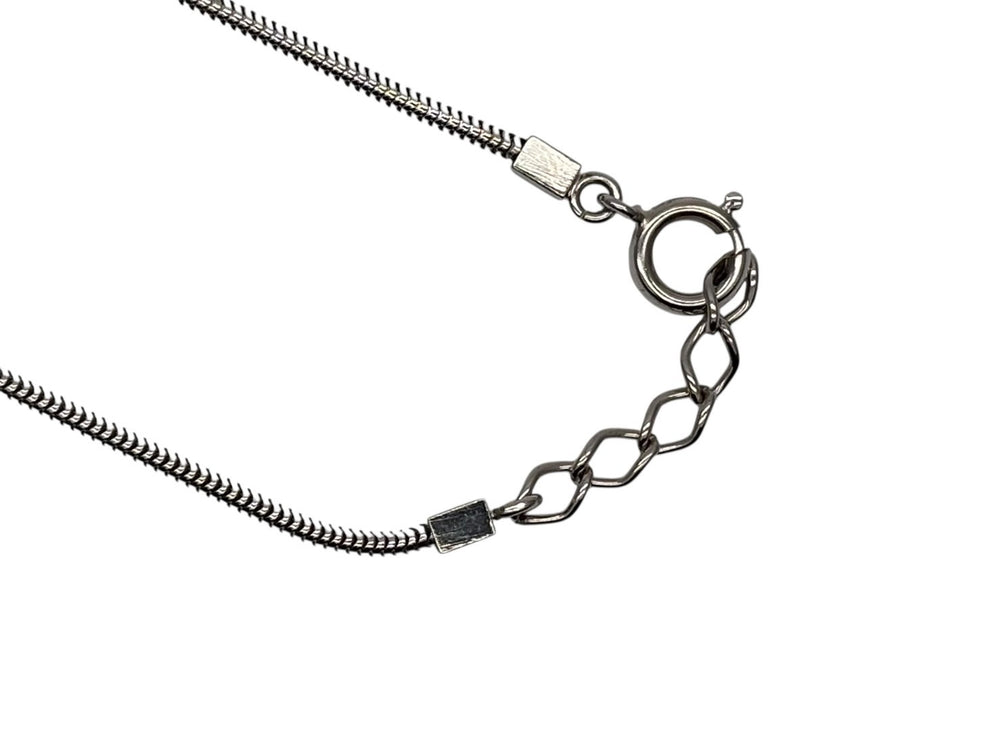 Very good condition CHANEL Rhinestone Coco mark necklace 01P stamp Weight 10.0g Silver metal fittings Used 4b007583