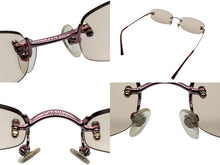 画像をギャラリービューアに読み込む, 極美品 CHANEL シャネル サングラス リムレス 2014 ココマーク イタリア製 メタル ピンク サイズ54◻︎19 中古 4b007588