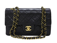画像をギャラリービューアに読み込む, 極美品 CHANEL シャネル マトラッセ23 Wフラップ Wチェーンショルダーバッグ A01113 2番台 ココマーク ラムスキン ブラック 中古 4b007593