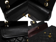 画像をギャラリービューアに読み込む, 極美品 CHANEL シャネル マトラッセ23 Wフラップ Wチェーンショルダーバッグ A01113 2番台 ココマーク ラムスキン ブラック 中古 4b007593