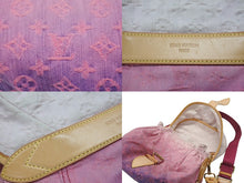 画像をギャラリービューアに読み込む, 極美品 LOUIS VUITTON ルイヴィトン ショルダーバッグ モノグラムデニムサンシャイン M93183 ピンク ホワイト ゴールド金具 中古 4b007598